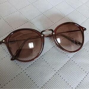 Round Brown Sunglasses